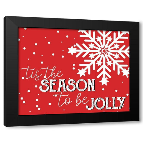 Jolly Black Modern Wood Framed Art Print with Double Matting by Bailey, Ann