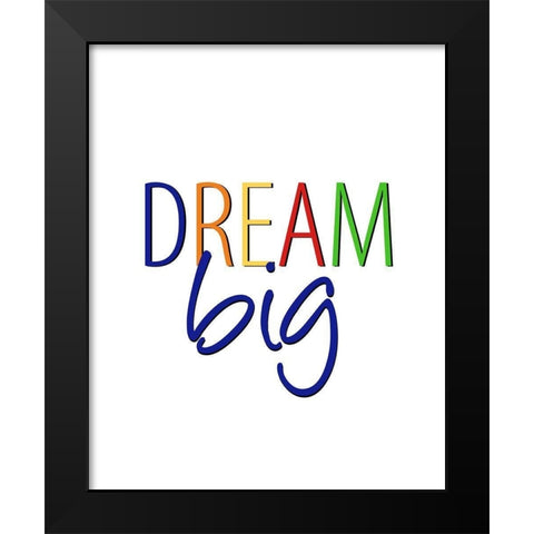 Play Nice 2 Black Modern Wood Framed Art Print by Bailey, Ann