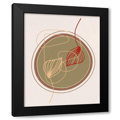Rock 2 Black Modern Wood Framed Art Print with Double Matting by Bailey, Ann