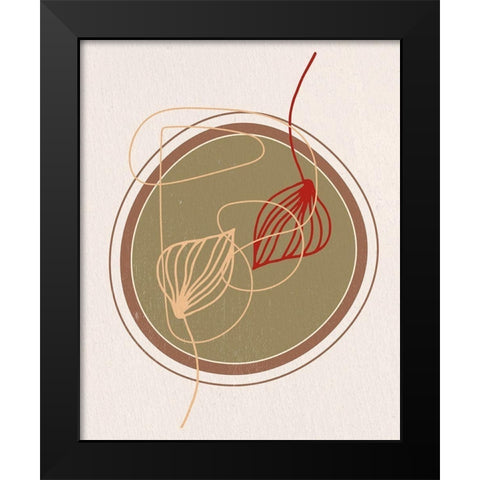Rock 2 Black Modern Wood Framed Art Print by Bailey, Ann