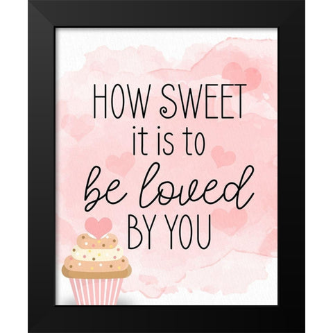 How Sweet Black Modern Wood Framed Art Print by Bailey, Ann