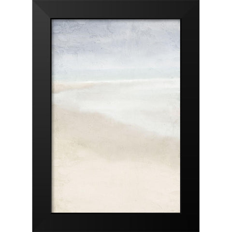 Beach Walk Black Modern Wood Framed Art Print by Bailey, Ann