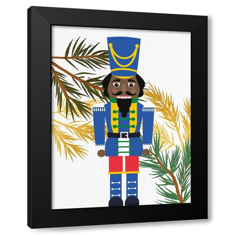 Bright Nutcracker 1 v2 Black Modern Wood Framed Art Print by Bailey, Ann