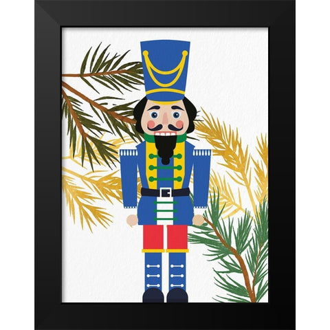 Bright Nutcracker 1 Black Modern Wood Framed Art Print by Bailey, Ann