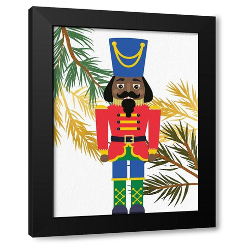 Bright Nutcracker 2 v2 Black Modern Wood Framed Art Print by Bailey, Ann