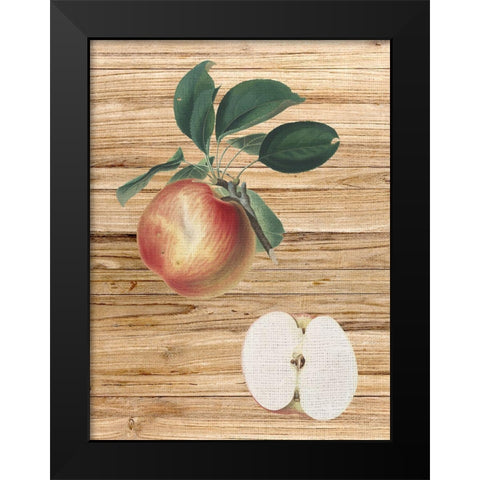 Pressed Fruit 1 Black Modern Wood Framed Art Print by Bailey, Ann