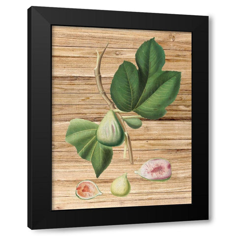 Pressed Fruit 2 Black Modern Wood Framed Art Print by Bailey, Ann