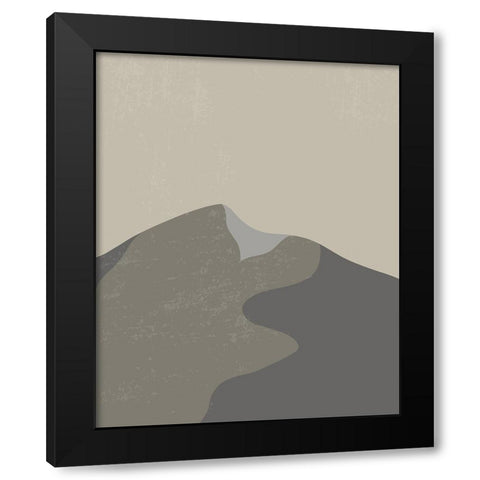 Moonrise 2 Black Modern Wood Framed Art Print with Double Matting by Bailey, Ann