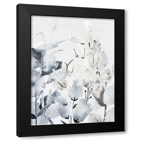 Wildflowers 2 Black Modern Wood Framed Art Print with Double Matting by Bailey, Ann