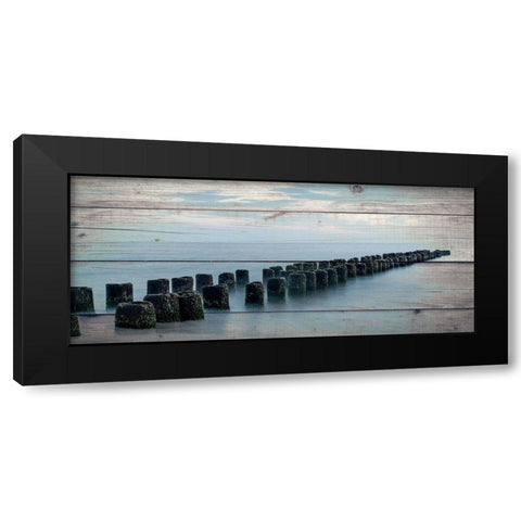 Endless Sea Black Modern Wood Framed Art Print with Double Matting by Bailey, Ann