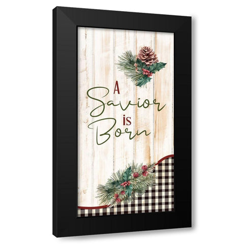 A Savior Black Modern Wood Framed Art Print with Double Matting by Bailey, Ann