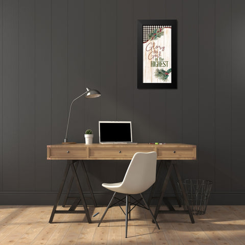 Glory Black Modern Wood Framed Art Print by Bailey, Ann