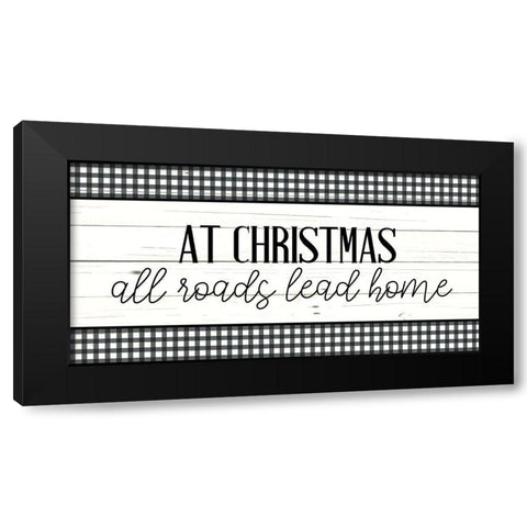 At Christmas Black Modern Wood Framed Art Print by Bailey, Ann