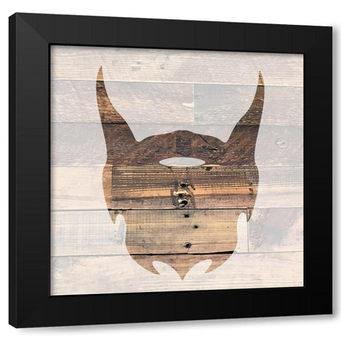 Manly Men 2 Black Modern Wood Framed Art Print by Bailey, Ann