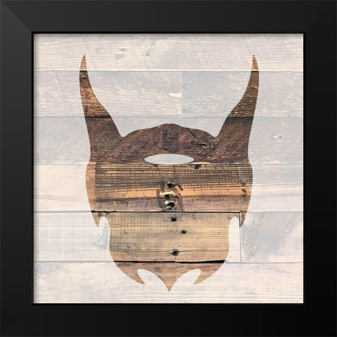 Manly Men 2 Black Modern Wood Framed Art Print by Bailey, Ann