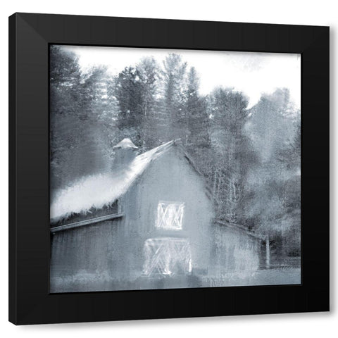 Against the Trees Black Modern Wood Framed Art Print with Double Matting by Bailey, Ann