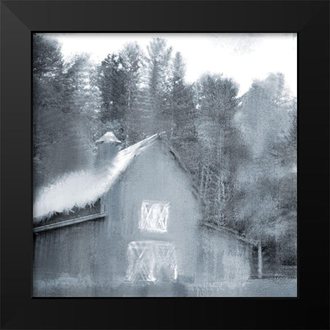 Against the Trees Black Modern Wood Framed Art Print by Bailey, Ann