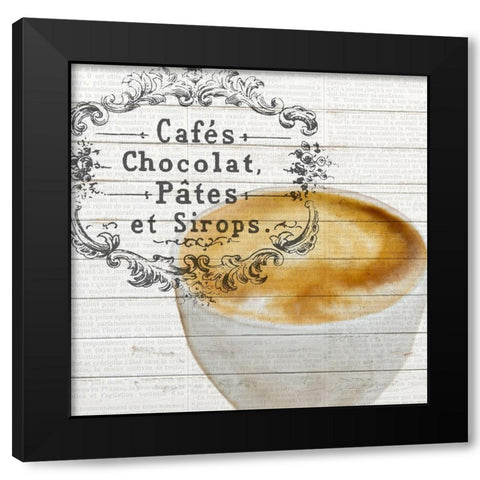 Morning Coffee 3 Black Modern Wood Framed Art Print with Double Matting by Bailey, Ann