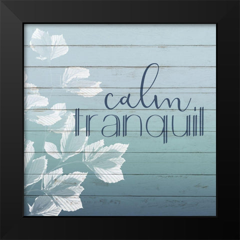 Claim 1 Black Modern Wood Framed Art Print by Bailey, Ann