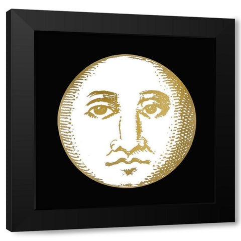 Sun and Moon 2 Black Modern Wood Framed Art Print with Double Matting by Bailey, Ann