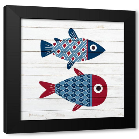 Sail Away 2 Black Modern Wood Framed Art Print with Double Matting by Bailey, Ann