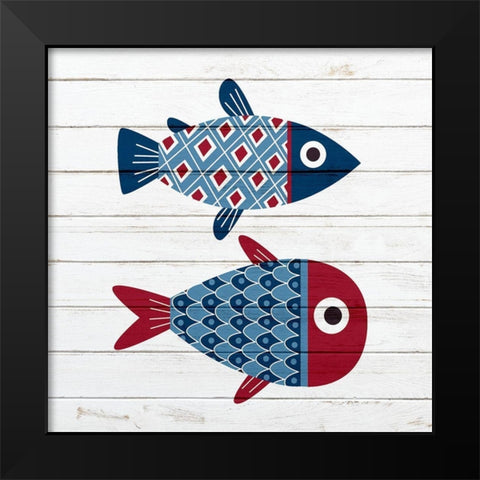 Sail Away 2 Black Modern Wood Framed Art Print by Bailey, Ann