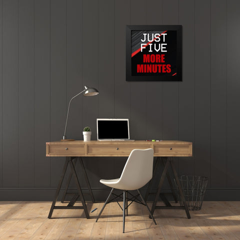 Gamer 1 Black Modern Wood Framed Art Print by Bailey, Ann