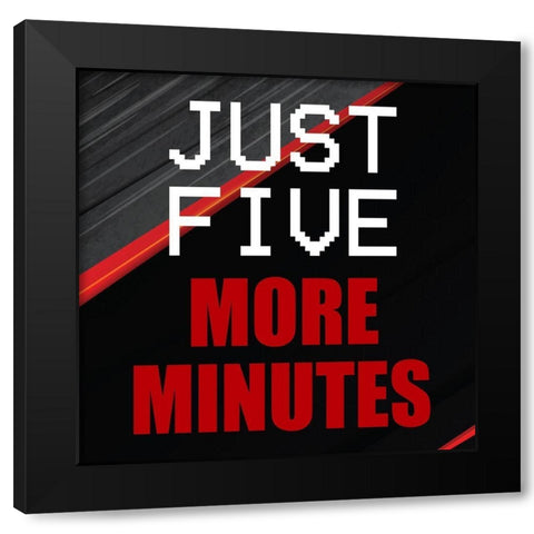 Gamer 1 Black Modern Wood Framed Art Print by Bailey, Ann