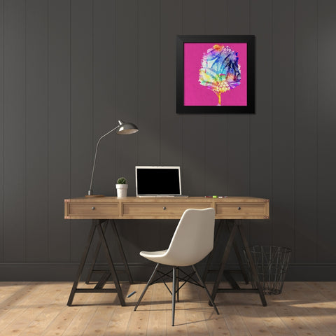 Painted Tree 2 Black Modern Wood Framed Art Print by Bailey, Ann