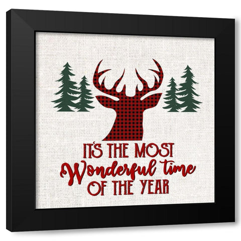 Wonderful Black Modern Wood Framed Art Print by Bailey, Ann