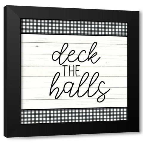 Deck Black Modern Wood Framed Art Print with Double Matting by Bailey, Ann