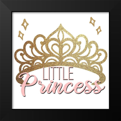 Little Princess 1 Black Modern Wood Framed Art Print by Bailey, Ann