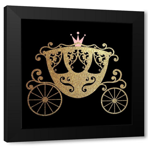 Little Princess 3 Black Modern Wood Framed Art Print by Bailey, Ann