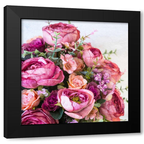 Flora Black Modern Wood Framed Art Print by Bailey, Ann