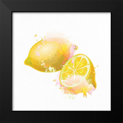Fruit 1 Black Modern Wood Framed Art Print by Bailey, Ann