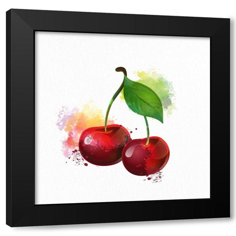 Fruit 2 Black Modern Wood Framed Art Print with Double Matting by Bailey, Ann
