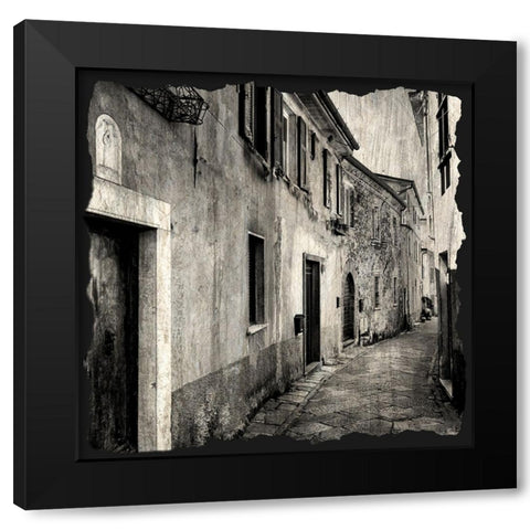 Italy 1 Black Modern Wood Framed Art Print with Double Matting by Bailey, Ann