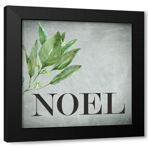 Noel Square Black Modern Wood Framed Art Print with Double Matting by Bailey, Ann