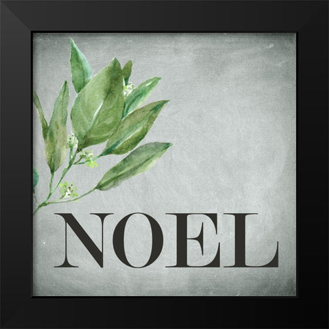 Noel Square Black Modern Wood Framed Art Print by Bailey, Ann