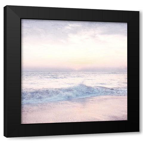 Sunset Beach Black Modern Wood Framed Art Print by Bailey, Ann