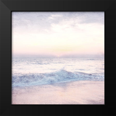Sunset Beach Black Modern Wood Framed Art Print by Bailey, Ann