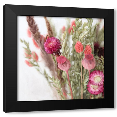 Spring Fling Black Modern Wood Framed Art Print by Bailey, Ann