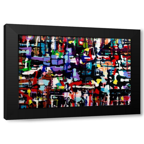 Unconditionally Black Modern Wood Framed Art Print with Double Matting by Bilotta, Barbara