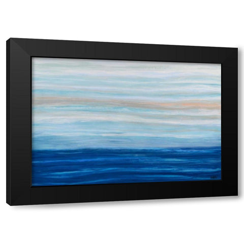 Cool Essence Black Modern Wood Framed Art Print with Double Matting by Bilotta, Barbara