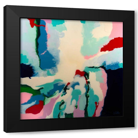 Cotton Candy Black Modern Wood Framed Art Print with Double Matting by Bilotta, Barbara