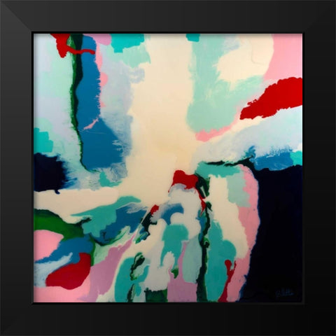 Cotton Candy Black Modern Wood Framed Art Print by Bilotta, Barbara