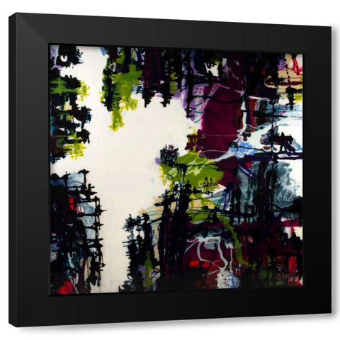 Light In The Shadows Black Modern Wood Framed Art Print with Double Matting by Bilotta, Barbara