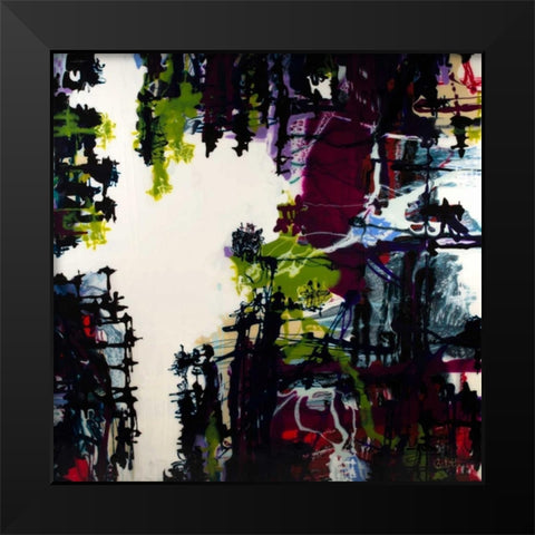 Light In The Shadows Black Modern Wood Framed Art Print by Bilotta, Barbara