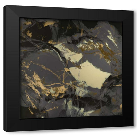 The New Floor Black Modern Wood Framed Art Print by Bilotta, Barbara