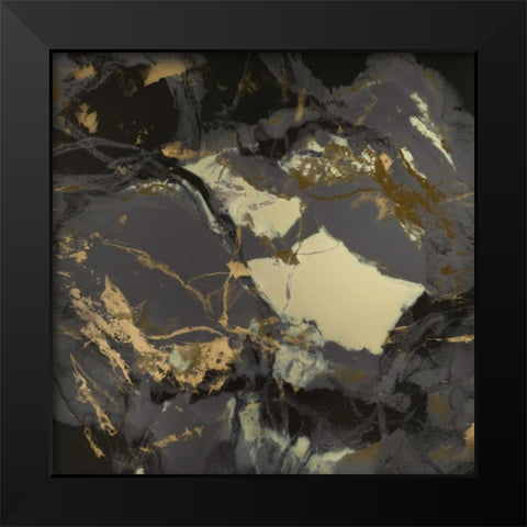 The New Floor Black Modern Wood Framed Art Print by Bilotta, Barbara